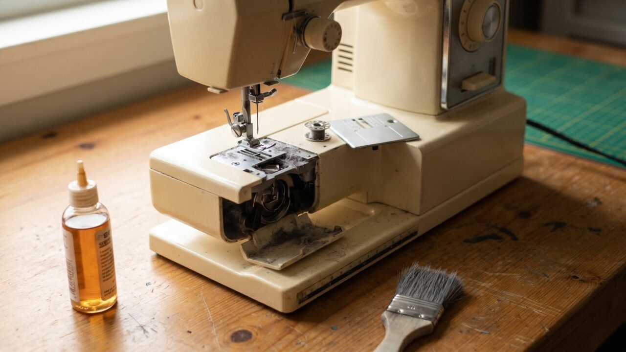 How to clean and oil a sewing machine the right way
