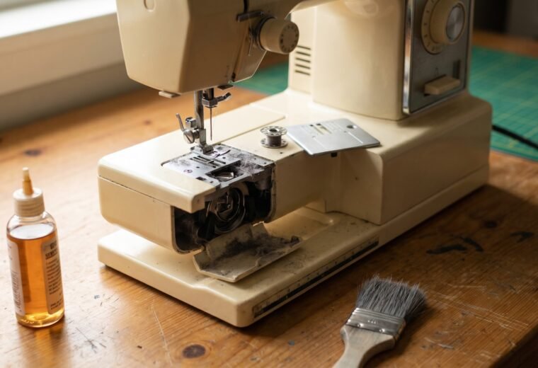How to clean and oil a sewing machine the right way