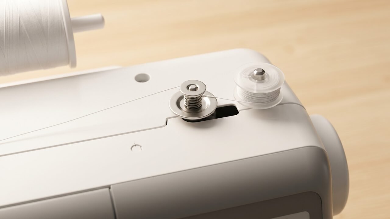 How to wind a bobbin the right way, step by step