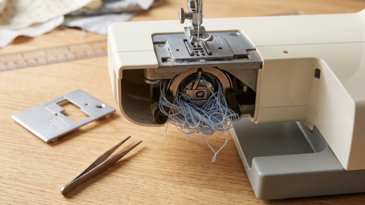 Sewing machine keeps jamming: how to free it and stop it happening again