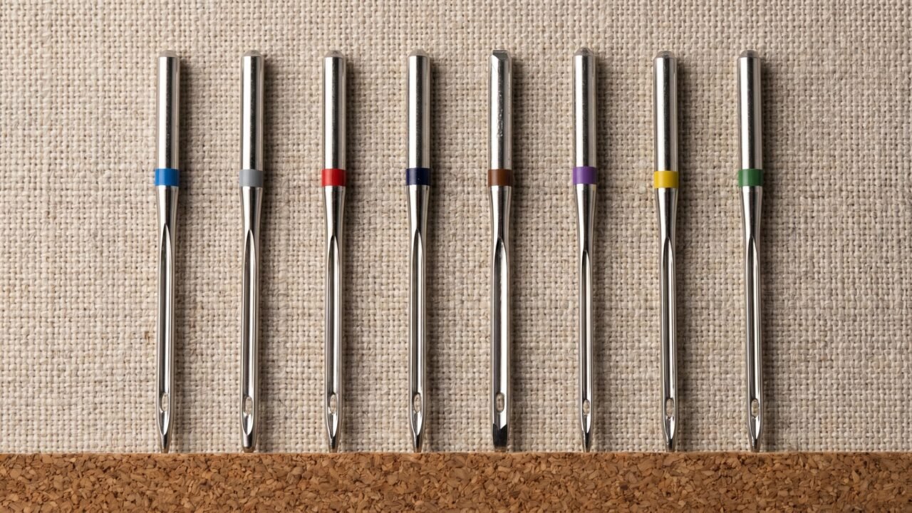 Sewing machine needle types: what each point, eye, and scarf is built for