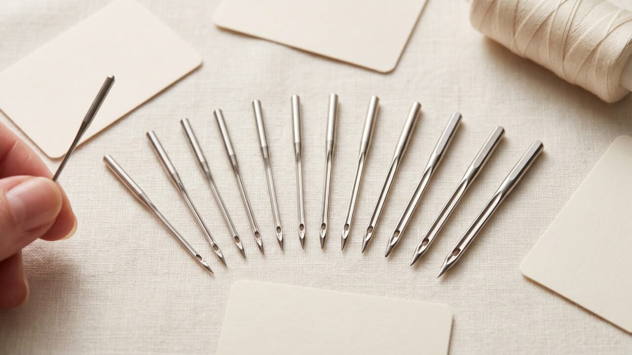 Sewing machine needles: how to pick the right one, what the numbers mean, and when to change it